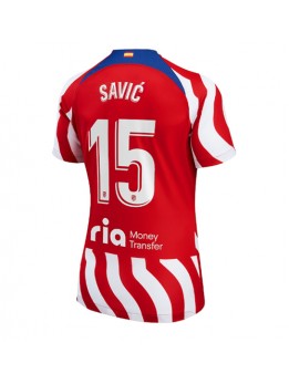 Atletico Madrid Stefan Savic #15 Heimtrikot für Frauen 2022-23 Kurzarm
